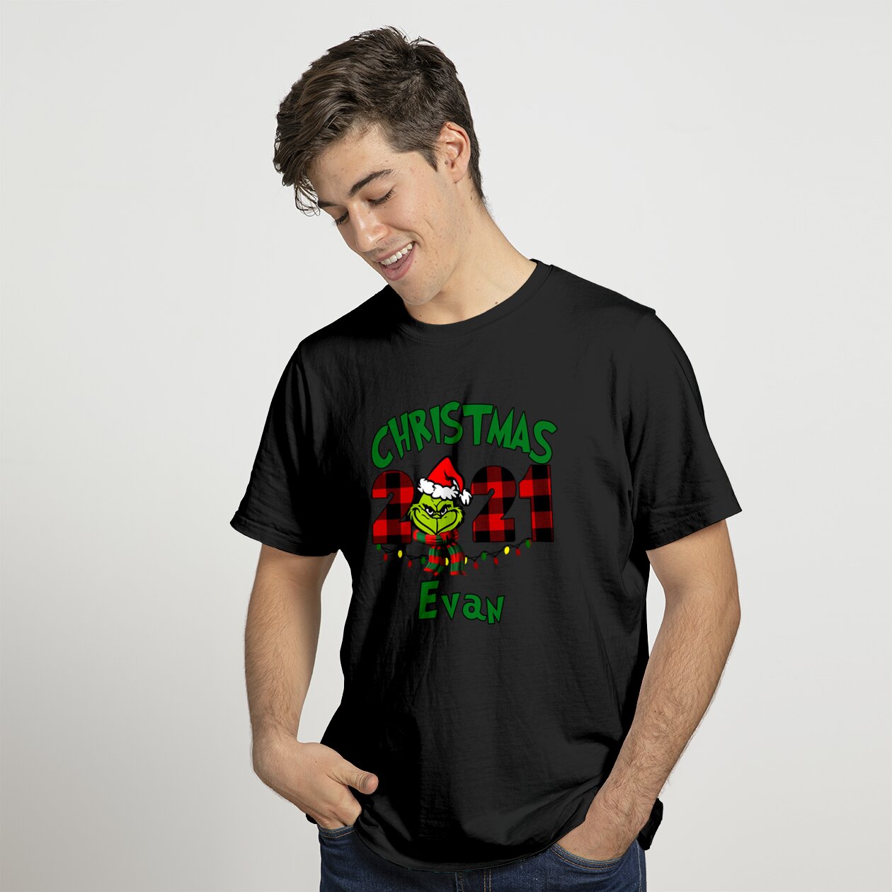 Christmas 2021 Family Matching funny character Face T Shirt