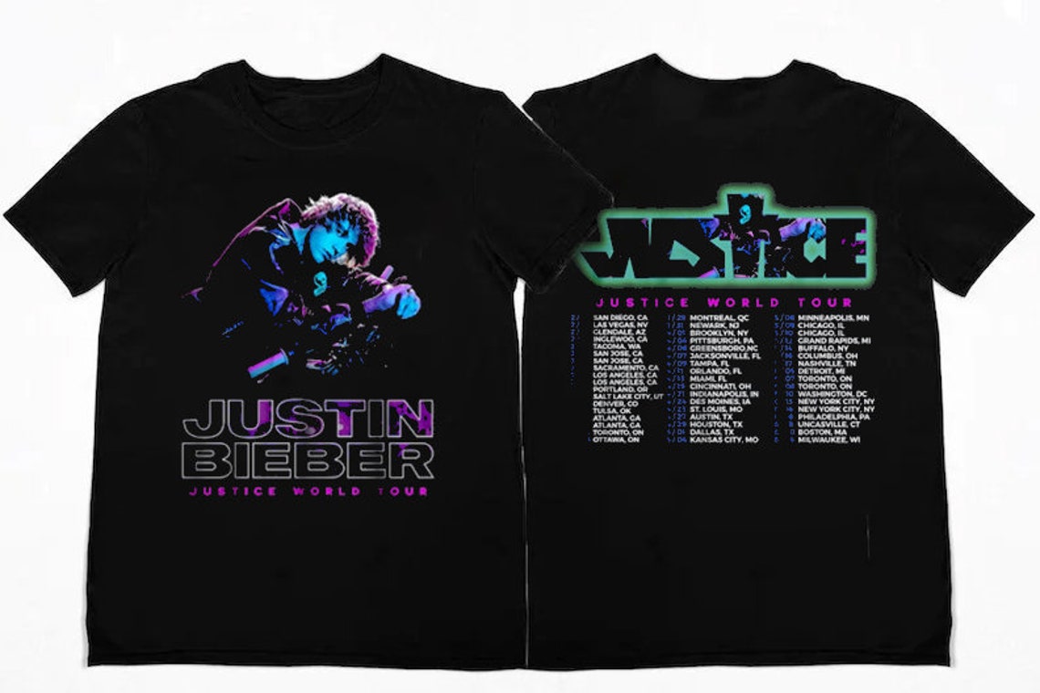 Sweatshirt M15 T-Shirt Hoodie Unisex LavenderTee Justin Justice Bieber Shirt Justice Shirt 