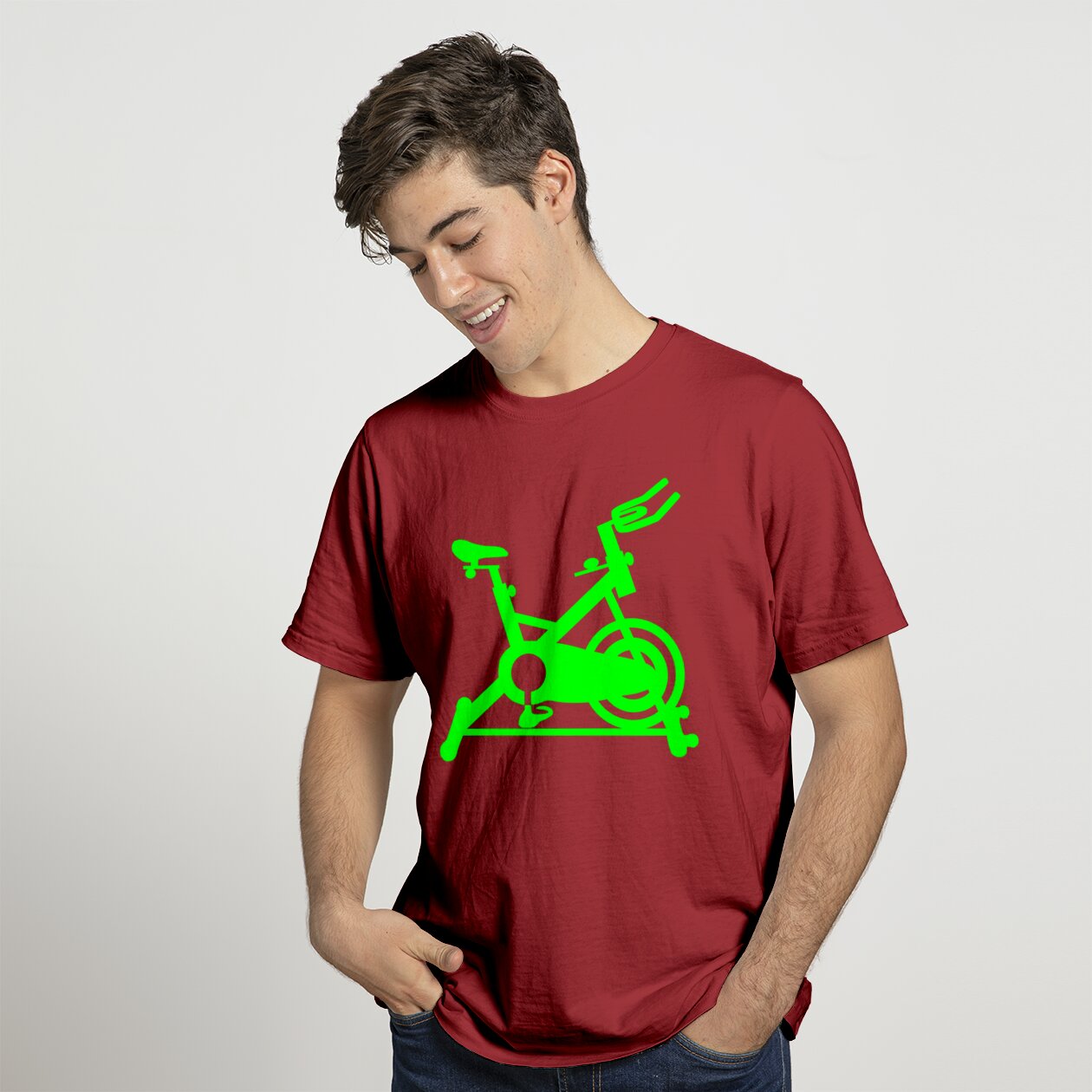 Spinning Bike T Shirt