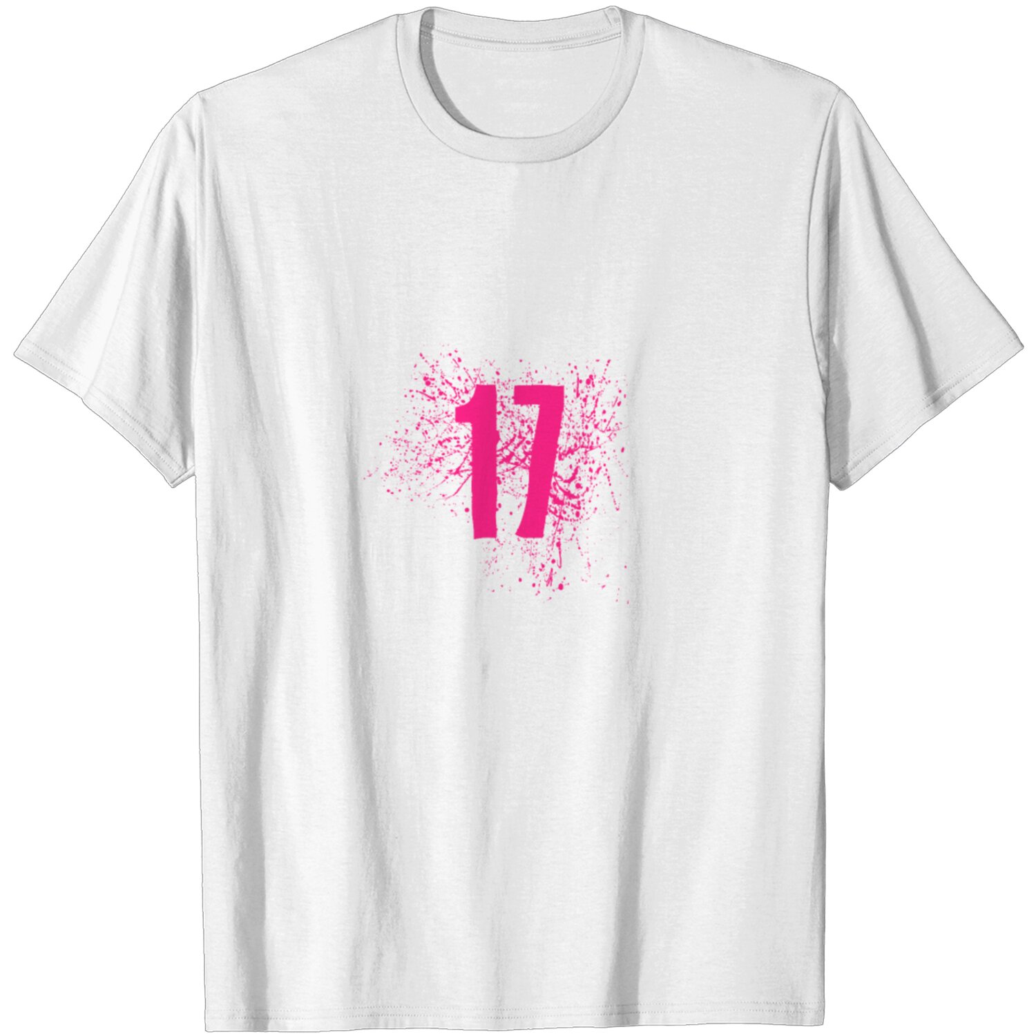 17 Number Girls 17th Birthday T Shirt