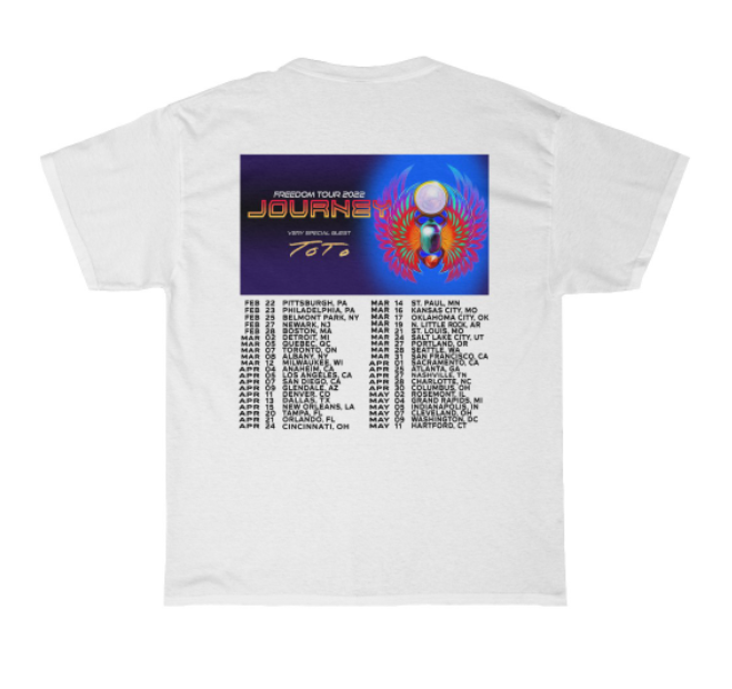 Journey Freedom Tour 2022 T Shirt