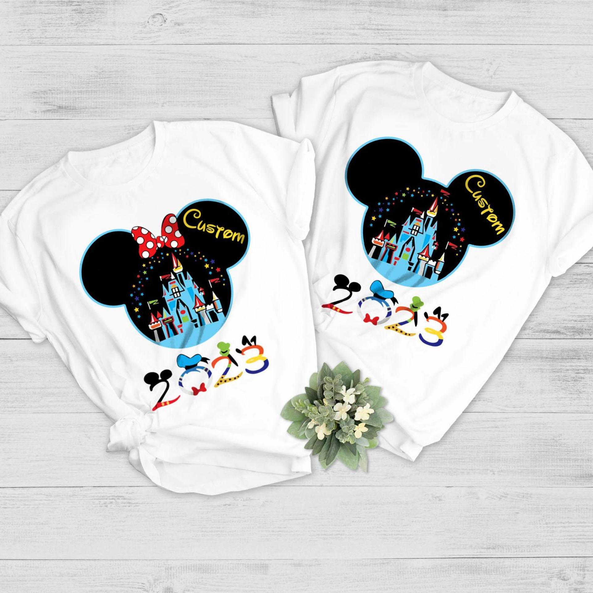 Mickey and Minnie 2023 Disney Vacation Family Matching T Shirt