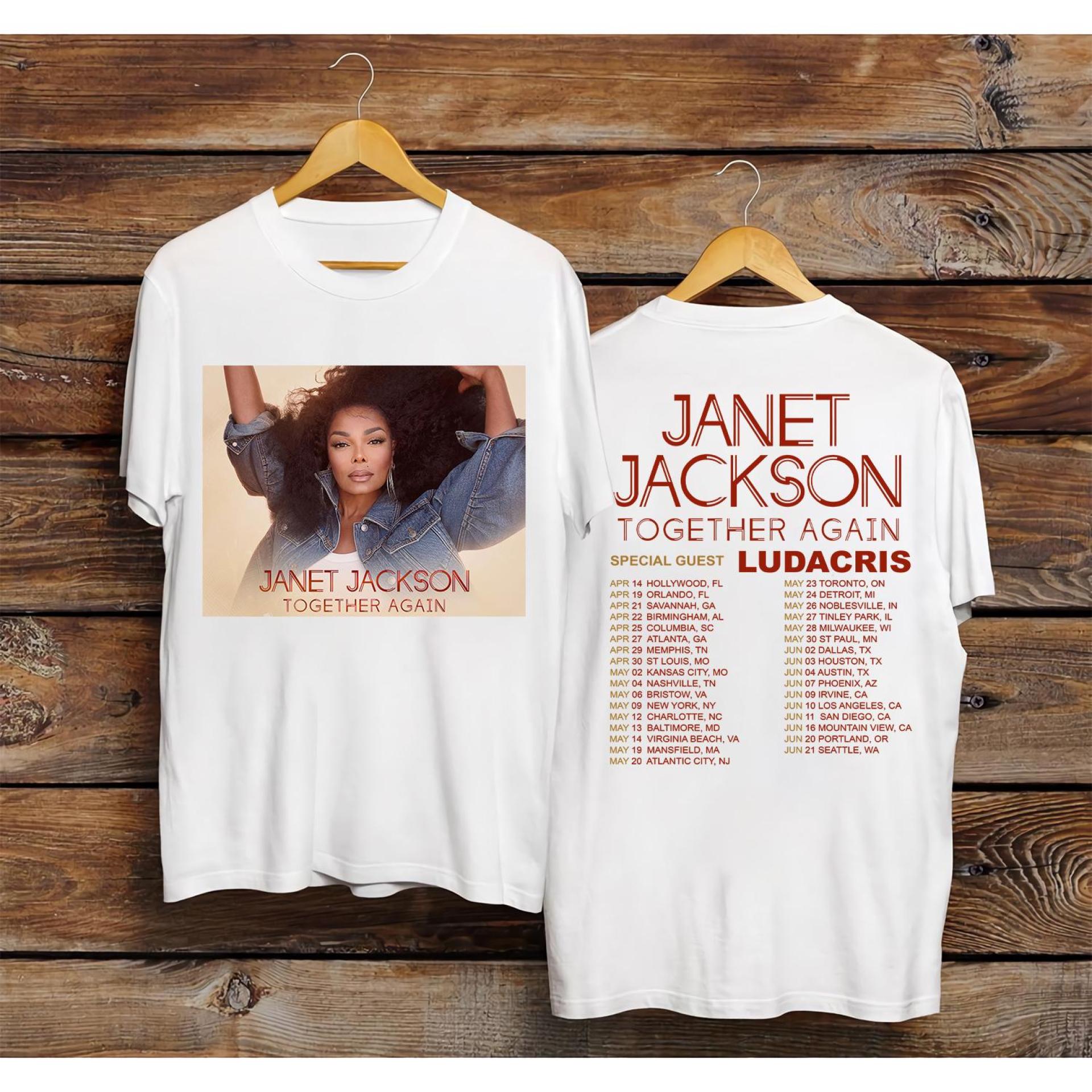 2023 Janet TOUR CONCERT SHIRT Unsex Shirt