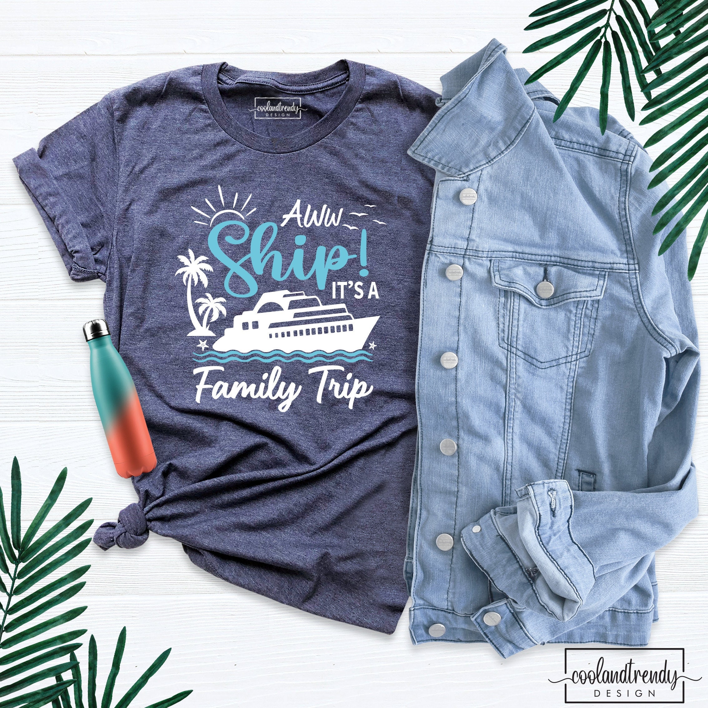 Cruise Shirts, Family Cruise Trip Shirts, Aw Ship! It's a Family Trip Shirts