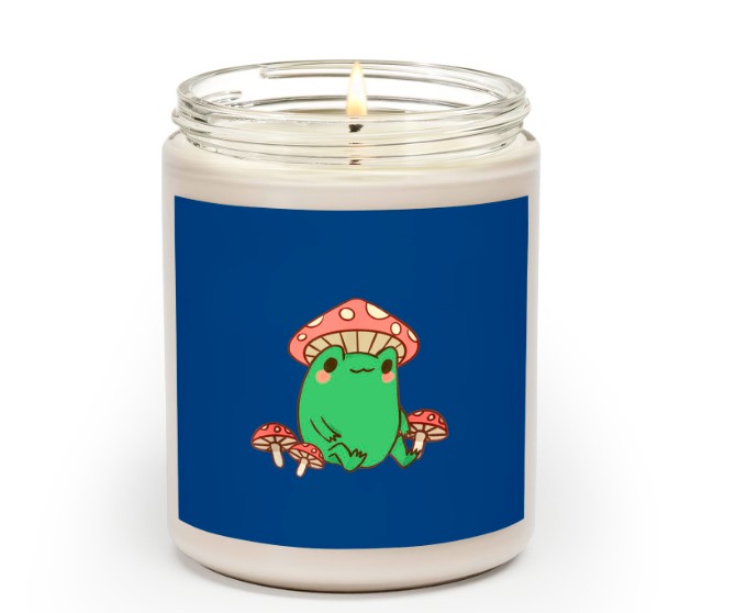 frog-scented-candle