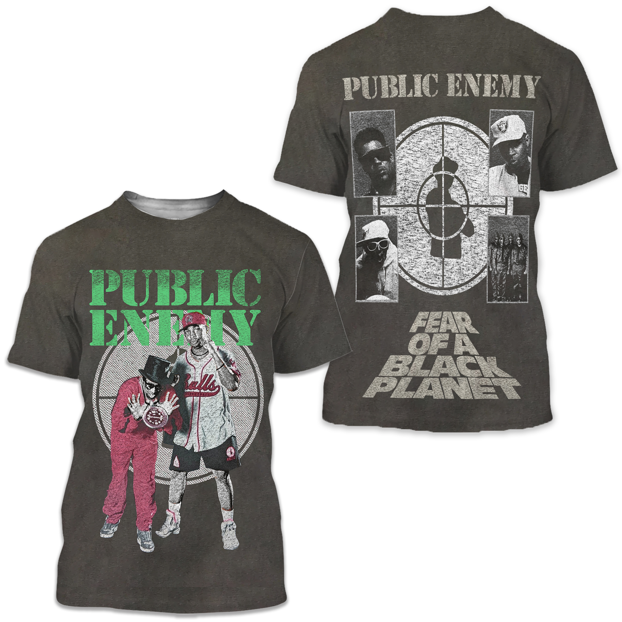 Claire Converge Sælger Public Enemy 1990 Fear Of A Black Planet Vintage T-Shirt