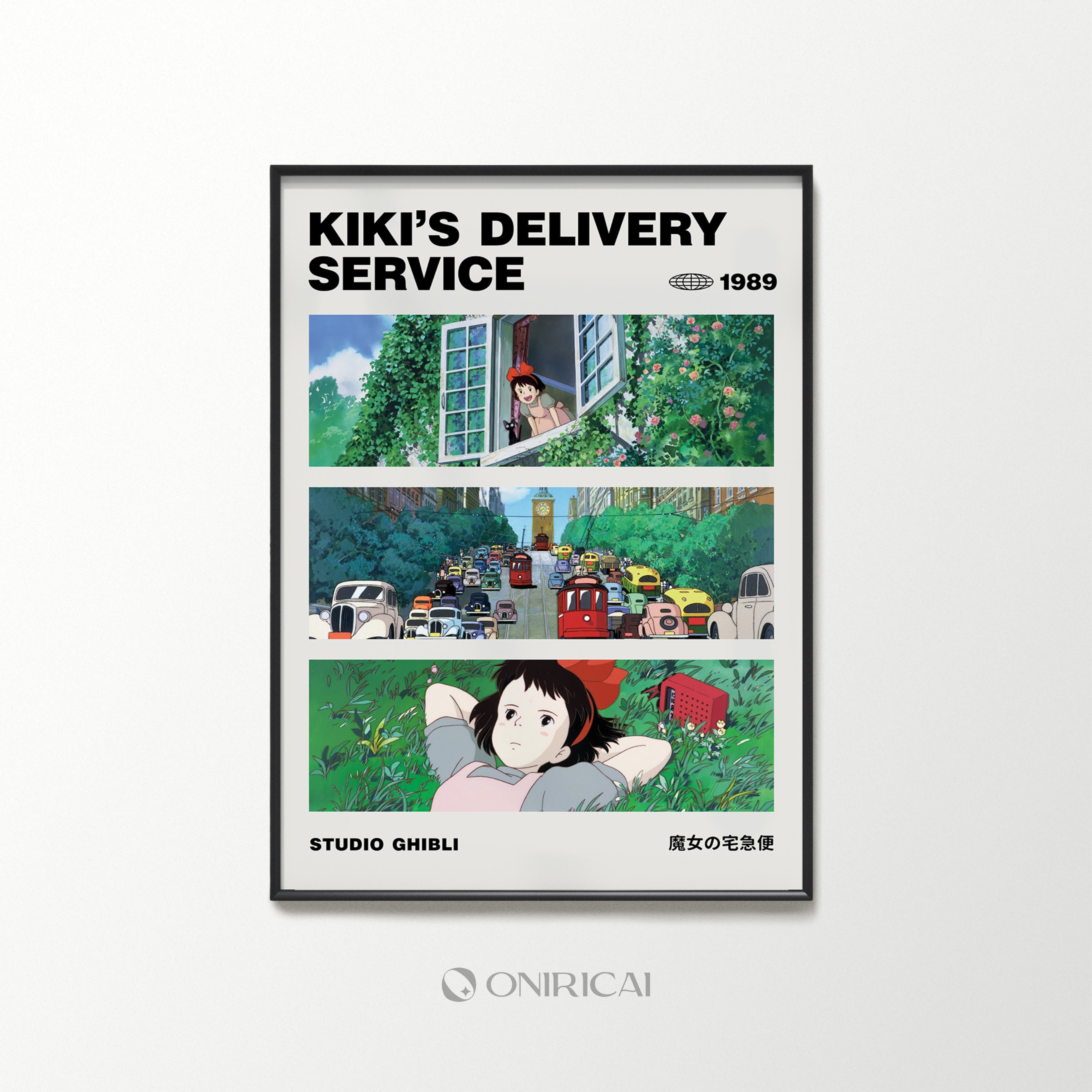 魔女の宅急便】Kiki's Delivery ServiceプリントTシャツ スタジオ 