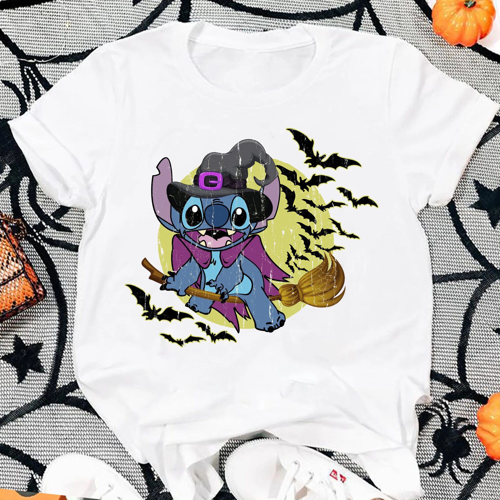 Disney Halloween Shirt, Stitch Witch Shirt, Cute Stitch Fall Shirt, Stitch Halloween T-Shirt